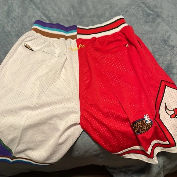 NBA Finals 1997 Just Don Utah Jazz vs Chicago Bulls shorts (Large)